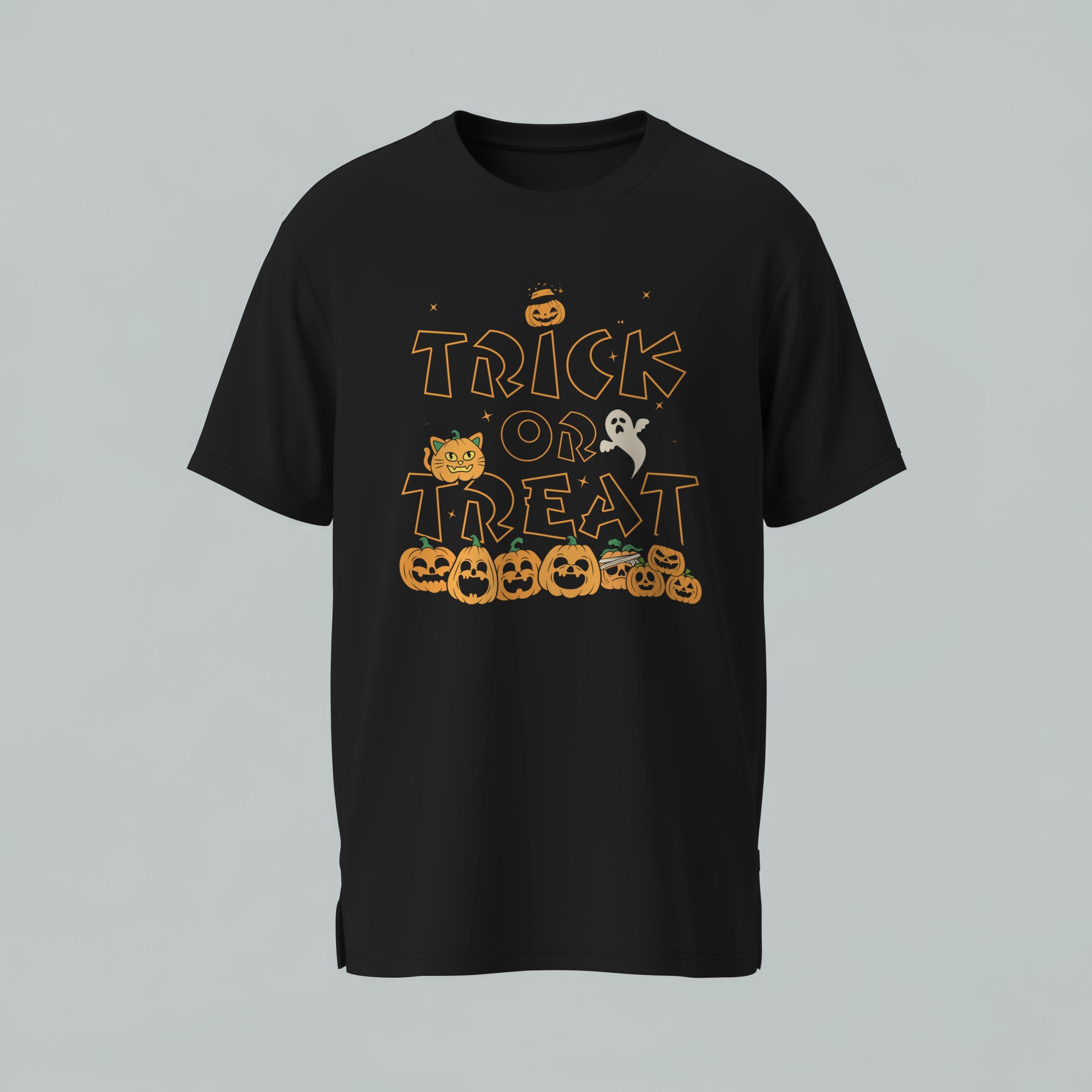 Halloween Trick Or Treat Mockup