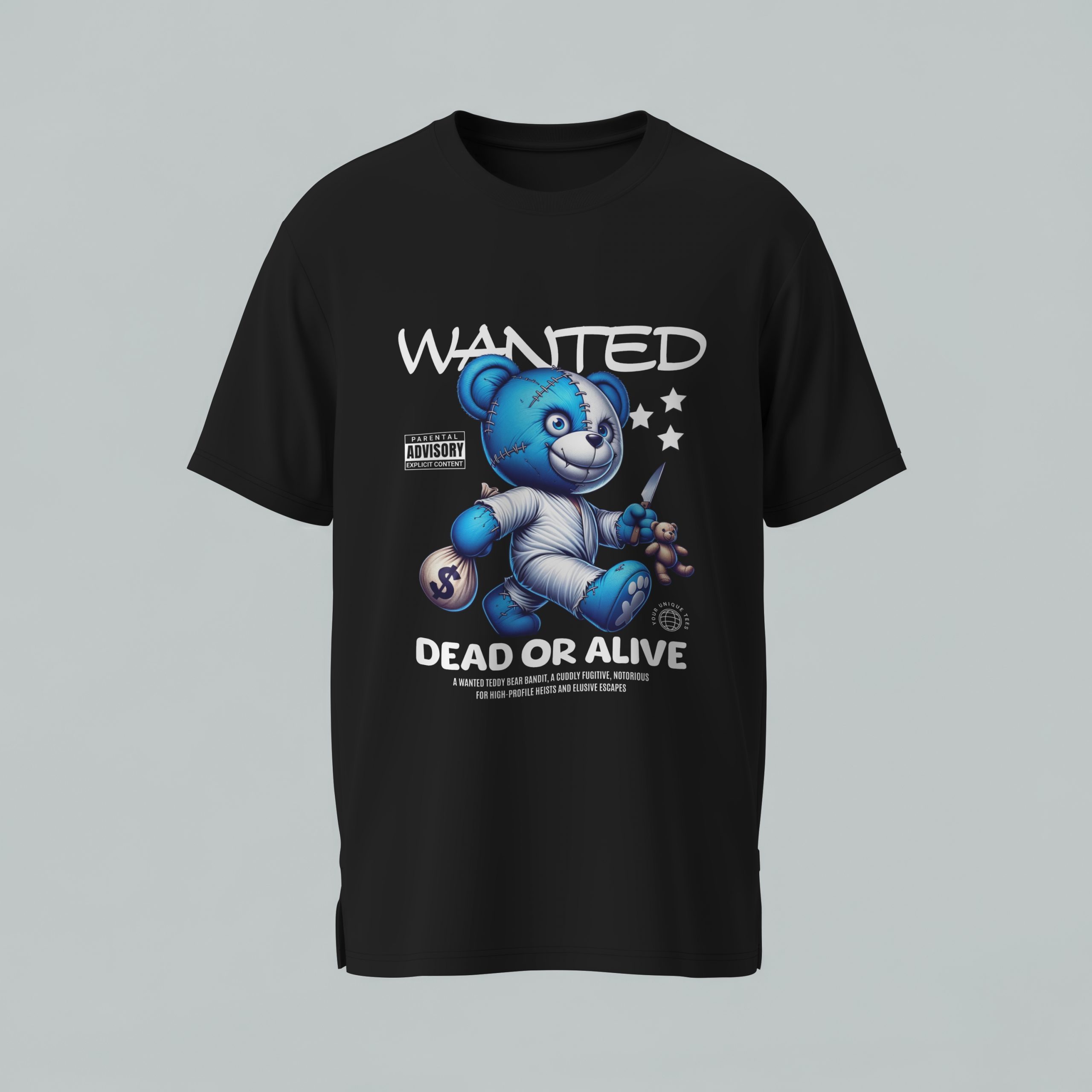 Wanted dead or alive Mockup